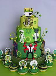Ben 10 Cake And Cupcakes 10 Birthday Cake Ben 10 Cake Ben 10 Birthday