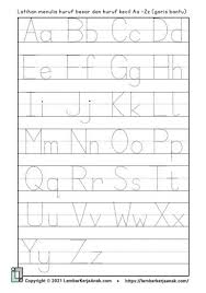 Check spelling or type a new query. Menebalkan Huruf Abjad A Z Belajar Menulis Lembar Kerja Tk Paud