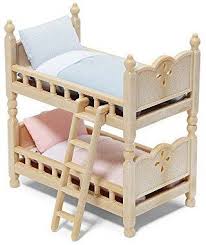 Amazon Com Calico Critters Bunk Beds Set Toys Games Bunk Bed Sets Baby Bunk Beds Furniture