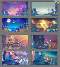 Colour Keys Sukhbir Purewal Game Background Art Concept Art Mood Colors