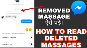 How do i recover deleted instagram messages? How To Read Removed Message In Messenger Messenger Pe Removed Message Kese Padhe Youtube