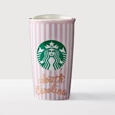 South Carolina Double Wall Traveler A Double Walled Ceramic Travel Mug That Wears Its Starbucks Shop Starbucks Starbucks Mugs