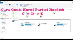 Install dan jalankan easeus partition master. Cara Mengganti Drive Letter C D E Dan Nama Partisi Hardisk Youtube