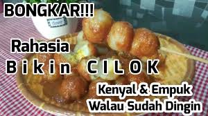 Resep membuat seblak diatas bisa anda praktekkan dirumah. Bongkar Rahasia Bikin Cilok Kenyal Empuk Youtube