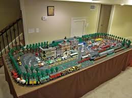 Lego Com City Gallery Top View Of Train Layout Lego Village Lego House Lego Trains