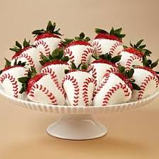 Birthday Chocolate Covered Strawberries Ideas Baseball Berries Maybe For The Rangers If They Make It To The World Series Again Chocolate Covered Strawberries Baseball Birthday Baseball Birthday Party