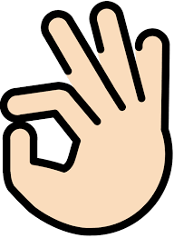 Electrical lighting symbols in plan. Ok Hand Light Skin Tone People Body Hand Fingers Partial