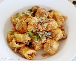 Salted Egg Yolk Crispy Squid Salted Egg Squid Recipes Salted Egg Yolk