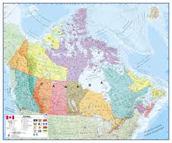 Lonely planet photos and videos. Canada Wall Map Political