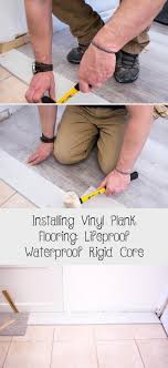 If you only have a one room installation then go to this page here. Installing Vinyl Plank Flooring Lifeproof Waterproof Rigid Core Make Up Core Core Floo Installing Vinyl Plank Flooring Vinyl Plank Flooring Vinyl Plank
