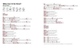 Who Can It Be Now Men At Work Http Myuke Ca Ukulele Songs Ukelele Songs Ukulele Chords Songs