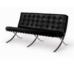 The chair was first used in villa tugendhat, a private residence, designed by mies in brno (czech republic). Barcelona Chair 2 Sitzer 857 00