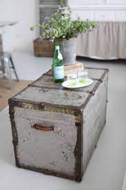 Why not try a trunk coffee table? Silver Trunk Coffee Tables Coffee Table Trunk Antique Trunk Vintage Trunks
