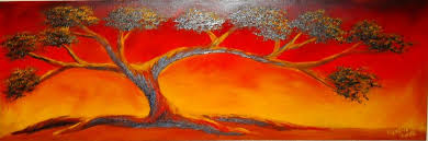 Bonsai is not only an art but it is also a science. Sesillie Girelli Sunset Bonsai Tree Oil On Canvas 2004 Original Art By Sesillie Girelli Picassomio
