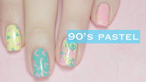 Check out these 35 pastel nail designs. Easy Pastel Nail Art Designs 90 S Inspired Youtube