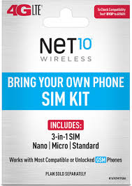 Unlike other prepaid carriers, straight talk allows you to select your network from any of the national carriers: Net10 Wireless Keep Your Own Phone Net10 Wireless 3 In 1 Sim Kit