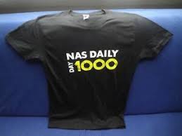 4tb seagate ironwolf pro nas. Nas Daily Day 1000 Tshirt T Shirt Size Eu S Uk 8 Us 6 Ebay