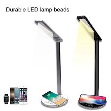 Simply place the cellphone on the lamp, and it will start. Led Table Lamp Wireless Charger Foldable Mobile Phone Usb Charging For Phone Led Desk Lamp With Qi Wireless Charger Buy Smrter Lichta Led Desk Lamp With Wireless Charging Wireless Charging Function