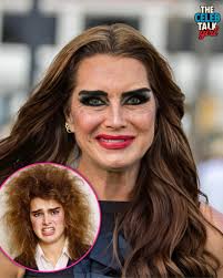 Brooke Shields admits an unruly feathered perm once left her in tears  daily… for an entire year‼️😲
