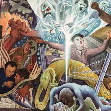 Pan American Unity Mural Detail Diego Rivera 1940 San Francisco City College Photo H Hughes Diego Rivera Mural Diego