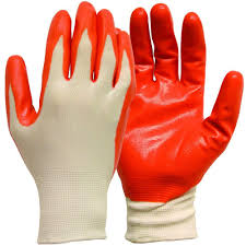 Firm Grip Nitrile Dip Gloves 5 Pair 5558 The Home Depot Gloves Large White Pairs