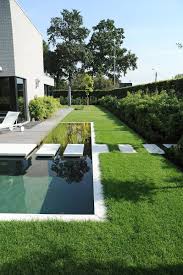 Moderne Tuin Met Zwemvijver Vereecke Lieven Garten Landschaftsbau Garten Naturschwimmbecken
