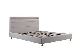 Spese di trasporto a vs carico, vendo a. Letto Matrimoniale Rete A Doghe Di Legno Finta Pelle Struttura Letto Vibrazione Led Set Di Lyon Letti Strutture E Basi Com Arredamento