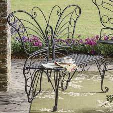 butterfly bench metal outdoor furniture outdoor patio furniture wrought iron patio chairs