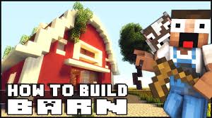 A minecraft tutorial on how to build a simple barn for animals/farms! Minecraft How To Build A Barn Youtube