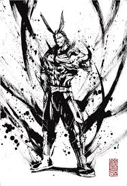 All Might My Hero Academia Drawing By Alexia Chapuis Feel free to share with us and for now. all might my hero academia by alexia chapuis