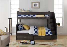 Maybe you would like to learn more about one of these? Zander Twin Over Full Bunk Bed With Staircase Grey Slate Building Blocks