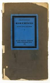 Eine geschichte von franz kafka. Lot Art Kafka Franz Das Urteil Eine Geschichte First