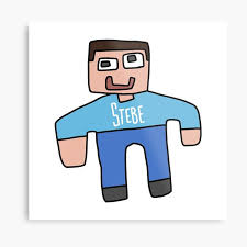 So many of you guys requested this lesson so here it is. Minecraft Steve Metal Prints Redbubble