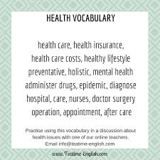 What's in this for me? Expand Your Vocabulary With These Words Words That Relate To Health Esl Efl Tefl Teaching Resources F Vocabulary English Words Advanced English Vocabulary