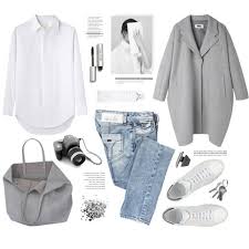 Minimal Avec Images Mode Manteau Gris Tenues Mode