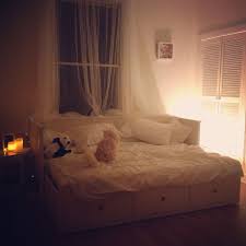 Hemnes Daybed At Night Relaxation Room Daybed Room Room Inspiration