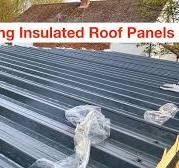 Installing Insulated Roof Panels onto a Garden Room ...