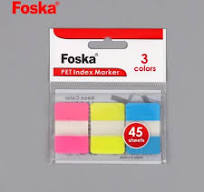 Foska pet Index Marker 3colors x 45sheets | Daraz.com.bd