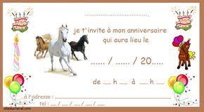 Cartes Invitation Anniversaire Cheval Horse Invitation Birthday Invitation Anniversaire Carte Invitation Anniversaire Carte Anniversaire Cheval