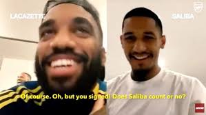 Formerly built verification teams for @nbcnews. William Saliba Jokes About Arsenal Snub In Awkward Video With Alexandre Lacazette Aktuelle Boulevard Nachrichten Und Fotogalerien Zu Stars Sternchen