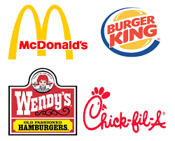Because Logo Design Became Important To Building Brand Identity Iin The 1950 S It Is Here That We Also Find That The Aesth Fast Food Fast Food Logos Logo Food