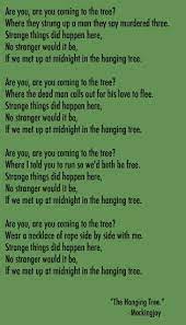 The hanging tree from the hunger games: The Hanging Tree Love This Song Hunger Games Hanging Tree Lyrics Hunger Games Trilogy
