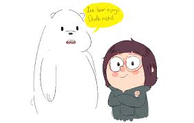 Ice bear stuffs himself in a luggage only to be met by the group. Ice Likes Metal We Bare Bears Know Your Meme