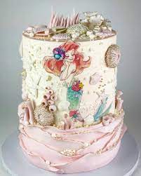 F A R I N E On Instagram Farine Cakes Kristinejinglebells Rosejingozian Underthesea Party Mer Mermaid Birthday Cakes Mermaid Cakes Little Mermaid Cakes