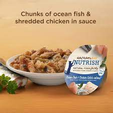 Rachael Ray Nutrish Natural Wet Cat Food Ocean Fish And Chicken Grain Free 2 8 Oz Tub Pack Of 24 Click Image To Review More Food Canned Cat Food Grain Free