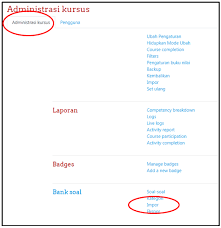 Akses berbagai latihan, ulangan, dan ujian sekarang juga, gratis ! Cara Upload Bank Soal E Learning Moodle Guru Mulyono