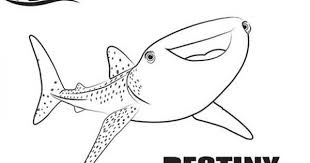 Destiny From Finding Dory Coloring Pages Sketch Coloring Page In 2020 Nemo Coloring Pages Finding Nemo Coloring Pages Disney Finding Dory