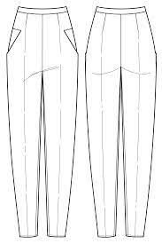 Coco Trouser Fashion Design Template Illustration Fashion Design Fashion Design Drawings