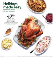 This southern regional chain has a full thanksgiving meal starting at $49.99. Publix Thanksgiving Dinner Christmas Dinner From Publix 549 Best Images About Thanksgiving Entres Sides And