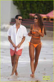 Izabel pairs the figure hugging dress with diamond, dangling earrings. Model Izabel Goulart Flaunts Incredible Body At The Beach In St Barts Photo 4513591 Bikini Izabel Goulart Pictures Just Jared